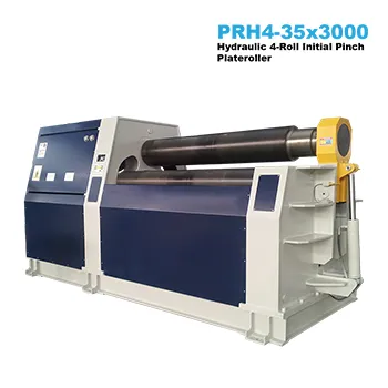 35x3000a Hydraulic 4-Roll Plateroller with Double Initial Pinch (Pre-Bend)