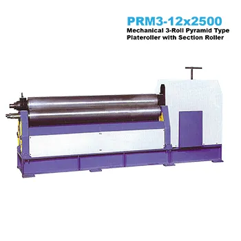 12x2500mm Mechanical Pyramid Type Plate Roller